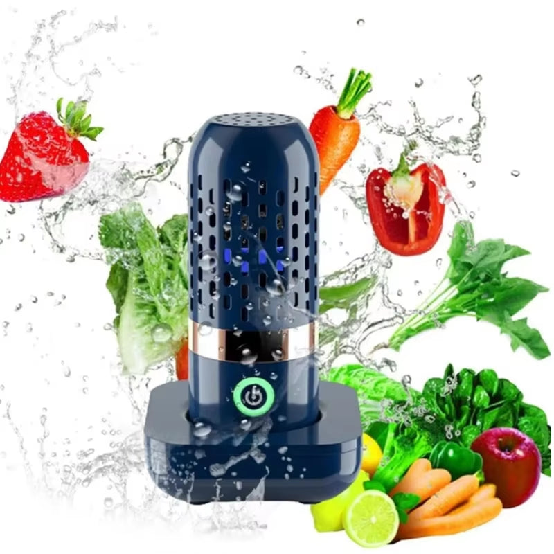 Introducing the Portable Wireless Fruit and Vegetable Washing Machine!